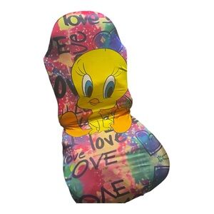 Set of Tweety Bird 2 Car Seat Covers/ Office Chair Cover